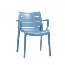 Sedia Poltrona In Tecnopolimero Sunset Scab Azzurro.