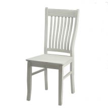 Argonauta - Sedia legno nantes bianca cm42x45,5h41/90