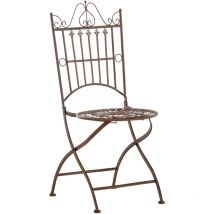Sedia da giardino Sadao antico marrone