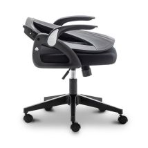 Sedia da lavoro ergonomica Nera – Urban Factory – 5 ruote – Stoffa