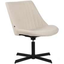 Sedia da Lounge Granby crema