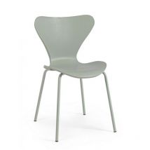 Iperbriko - Sedia da pranzo in polipropilene Verde tessa 50x49,5x h82 cm