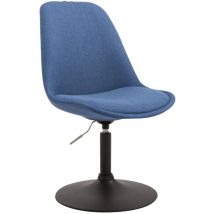 Sedia da pranzo maverick in tessuto blu schwarz