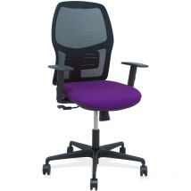 P&c - Alfera sincro black mesh bali purple sedia con braccioli regolabili
