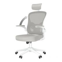 Sedia Ufficio Ergonomica Bigzzia Sedie Da Scrivania - Con Supporto Lombare E Poggiatesta Regolabile - 90° Bracciolo Regolabile -poltrona Da Studio 