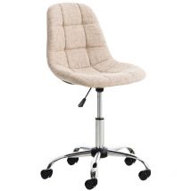 Sedia da ufficio Emil tessuto crema