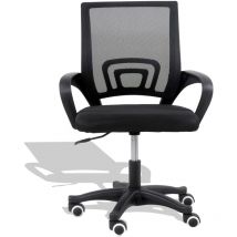 Sedia da ufficio in tessuto Mesh - Town - Nero - Nest Dream