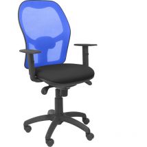 Piqueras Y Crespo - Sedia Jorquera seduta blu mesh bali nera