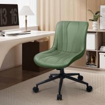 Rattantree - Sedia da Studio in Casa - bigzzia Sedia da ufficio con ruote - Sedia Girevole - egolabile in Altezza - Sedia sgabello - per Studio,