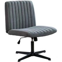 Sedia da ufficio senza braccioli, sedia da ufficio con sedia a rotelle, sedia da gioco regolabile in altezza, sedia da ufficio ergonomica, grande