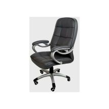 Sedia da ufficio Uranium grigio scuro – 63 x 75 - h. 113/117 cm – Sedia girevole con 5 rotelle