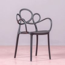 Sedia di design con braccioli - Dream - Nero - Nero - Nest Dream