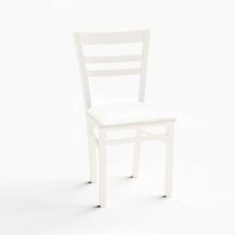 Veriaffari.it - Sedia in legno Cromica colore bianco opaco