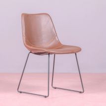 Sedia industriale vintage - City - Marrone - Marrone - Nest Dream