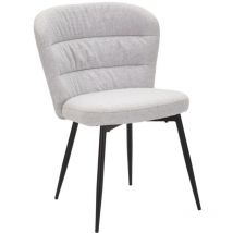 Mauroferretti - ensemble de chaises losanna gris 2 pcs cm 58X60,5X85