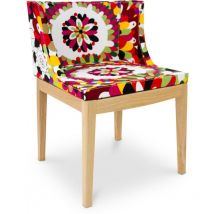 Privatefloor - Sedia da pranzo - Gambe trasparenti - Design a motivi - Stile Miss