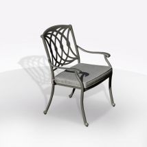 Sedia mod. sennit alluminio pressofuso antracite