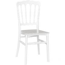 Okaffarefatto - Sedia napoleon in plastica bianca modello rinforzato