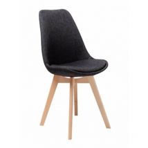 Argonauta - 4x Sedia nera design moderno sala ufficio imbottita cm 54 x 48 x 84 h