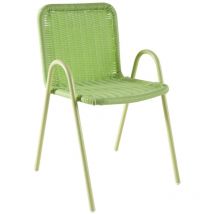 Aubry Gaspard - Sedia per bambini in poliresina verde
