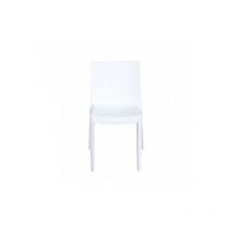 Sedia perla in colore bianco 55 x 47 x H82 cm