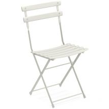 Arc En Ciel Sedia Pieghevole Bianco Raggrinzato 9002