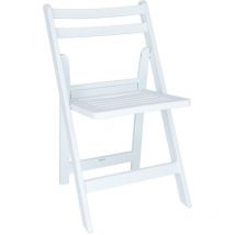Sedia pieghevole bianca elo - Bianco