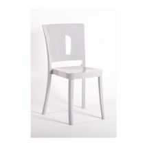 Sedia policarbonato grigio silver extralucido lucienne Opzioni 2° scelta