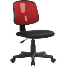 Tosini - Sedia Poltrona Operativa da Ufficio in Tessuto Seattle Rossa e Nera