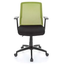 Poltrona Modem verde – Seduta in tessuto imbottito – Struttura in nylon – Braccioli inclusi – Dimensioni: 55x58xH87 cm
