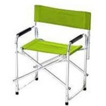 Sedia regista alluminio pieghevole 47x57x78cm max 110kg verde giardino verdelook