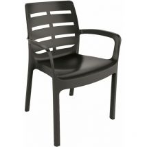 Les Tendances - Sedia in polipropilene 'borneo' antracite