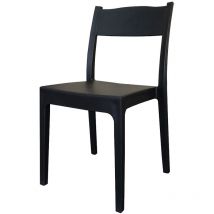 Sedia resina vesta antracite