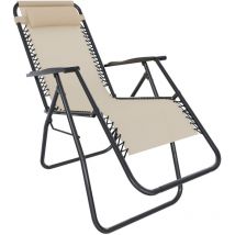 Sedia Sdraio a Gravità Zero Da Giardino Poggiatesta Regolabile Sedia Pieghevole Oscillante Ergonomica Traspirante Zero Gravity Da Esterno Piscina