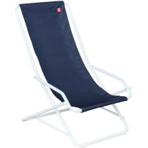 Sedia Sdraio Dondolina Fiam Acciaio Telo Blu 123pe Bsbl