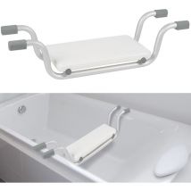 Outiror - Sedia Sgabello Vasca Bagno Sediolina per Anziani Acciaio e Plastica Antiscivolo