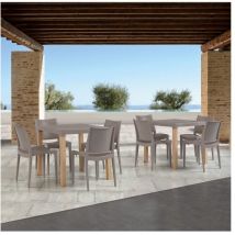 Sedia interni esterni trieste - Bianco