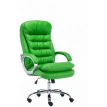 Sedia ufficio xxl Vancouver in similpelle verde