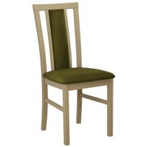 Sedia Victorville 157, Sonoma quercia, 93x43x40cm, Arazzo, Di legno, Legno, Mobile già assemblato
