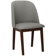 Sedia Victorville 332, Noce, 82x45x45cm, Arazzo, Di legno