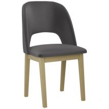 Sedia Victorville 333, Sonoma quercia, 82x45x45cm, Arazzo, Di legno