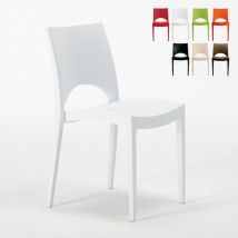 Sedie Paris Grand Soleil per Cucina Casa Bar Polipropilene Impilabile Colore: Bianco