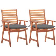Prolenta Premium - Furniture Limited - Sedie da Pranzo da Esterni con Cuscini 2 pz