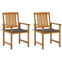 Furniture Limited - Sedie da Giardino con Cuscini 2 pz in
