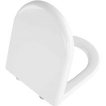 Sedile copri wc zentrum per vaso in duroplast con cerniere in metallo bianco Vitra 127-003-001