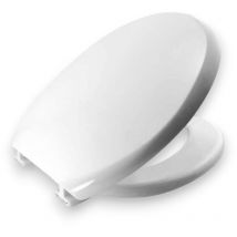 Sedile tavoletta WC in resina resistente bianca