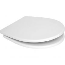 Dinoplast - Sedile wc in termoindurente con cerniere in inox soft close adattabile a serie colibri 2 , arianna,nube aquatech