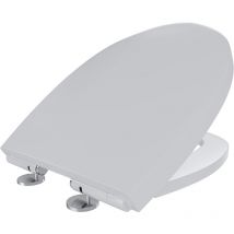 Bricozone - Sedile wc Copriwater Tavoletta universale Rapido Montaggio Con Soft Close Chiusura Ammortizzata Adatta Per Tutti i wc Standard Facile Da