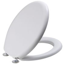 Saniplast - sedile wc in termoindurente 'tango' bianco cerniere inox H057