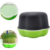 Seed Germination Tray with Lid, bpa Free Bean Germination Kit, Germination Kit with Extra Small Holes, Plant Germination Tray, 7.87 x 5.51 inches